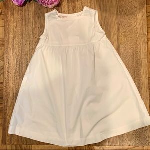 Bonpoint Plain White Dress 2T